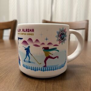 Mat-Su Valley, Alaska 2024 Arctic Winter Games Mug - White- like new
